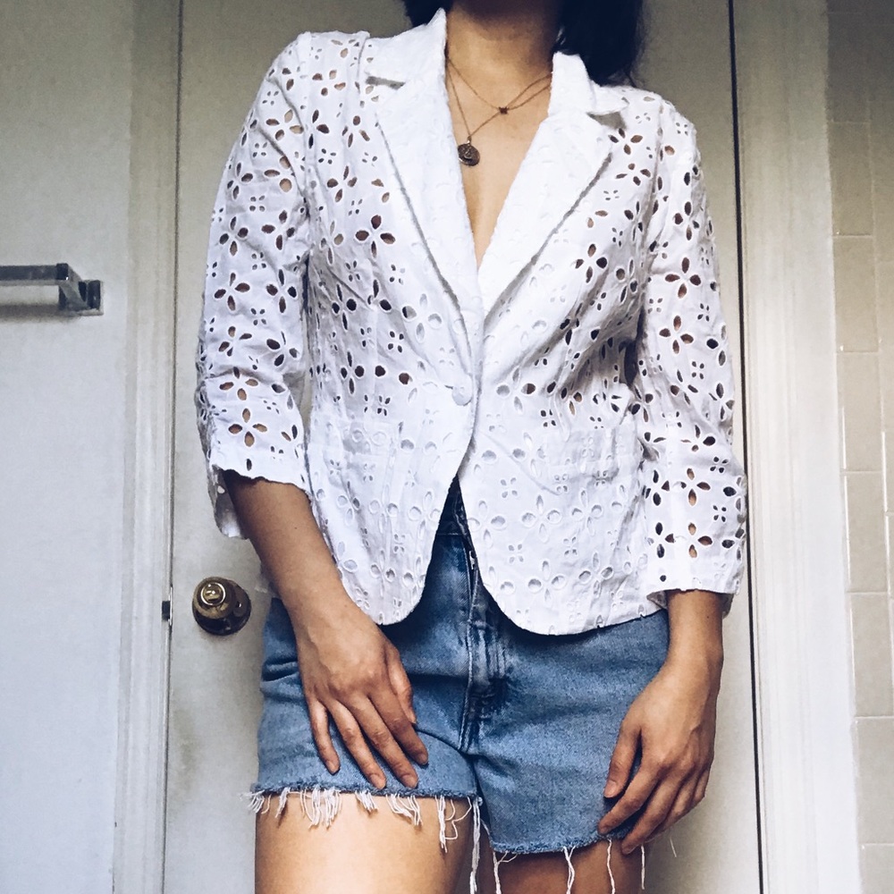 Eyelet blazer - Picture 4 of 5